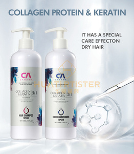 Factory Custom Organic Collagen Protein Keratin Hair Care Deep Moisturizing Smoothing Repairing <strong>Shampoo</strong> and Conditioner Set - Product Image 2