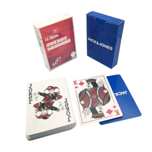 Vente en gros de cartes de poker en stock au prix d'usine Fournisseur de cartes à jouer personnalisées en PVC étanche TEXAS PJazc Kinq JACKS JONES - Product Image 6