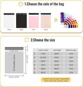 Bolsa de Correo de Plástico PE Colorida Impresa Personalizada con Envío Rápido y Pegamento Fuerte para Entrega - Product Image 6