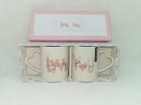 Tasse à café, lait ou thé en porcelaine fine, personnalisée, avec poignée en forme de cœur, style classique et simple, pour la maison ou le bureau