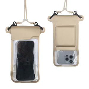 Pochette étanche flottante pour téléphone, écran tactile transparent, étui de natation en PU à quadruple étanchéité avec doubles boucles - Product Image 1