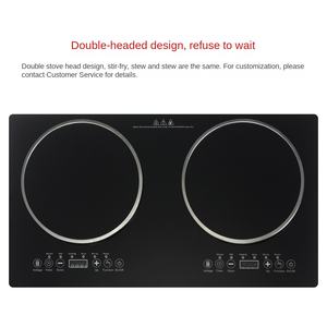 เตาแม่เหล็กไฟฟ้า2หัวเตาแบบสัมผัสสำหรับใช้ในห้องครัว - Product Image 6