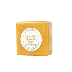 Savon au curcuma biologique éclaircissant au curcuma pour éliminer les taches brunes du visage contre l'acné - Product Image 3