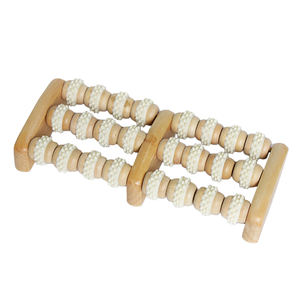 Masajeador de rodillo de madera para el cuidado de la salud personal de alta calidad con certificado FSC - Product Image 1