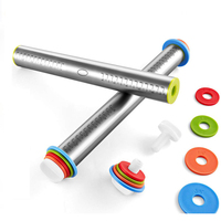 Kingwise Accessoires de cuisine Cuisson sans BPA Table à manger pour enfants Napperon bébé en silicone Napperon à pâtisserie Rouleau à pâtisserie