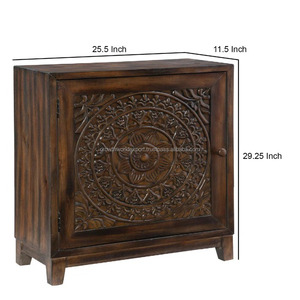 Best Quality Handmade Solid Wood Modern <b>Sideboard</b> 3 Iron Doors Stylish Dining <b>Kitchen</b> Living Room Hotel Furniture Custom Size - Product Image 2