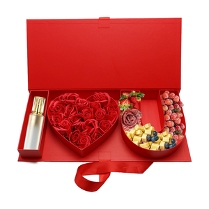 Caja de Regalo de Cartón con Forma de Letra I <span class=keywords><strong>Love</strong></span> You, Rellenable con Chocolate, para Arreglos Florales de San Valentín, Disponible en EE. UU. - Product Image 1