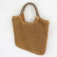 Nouveautés sac portable pour femmes grande capacité été plage herbe tissé sac sac de paille loisirs polyvalents pour les femmes