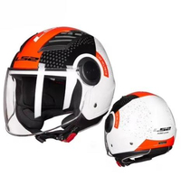 Casque Jet Ouvert Yx Airflow 3/4 pour Moto et Scooter – Été, Demi-Casque, Visière Unique