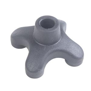 Embouts de canne à quatre pattes en acier inoxydable antidérapants avec couvre-pieds en caoutchouc pour accessoires de canne de marche 42 cm - Product Image 3