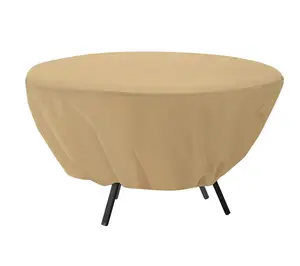 Haute qualité Offre Spéciale ODM Oxford tissu 600D Anti UV parasol Polyester couverture de Table de pique-nique couverture de Table ronde extérieure