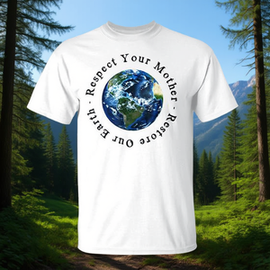 T-shirt Respectez votre Terre Mère, design de sensibilisation environnementale pour sauver la planète - Product Image 3