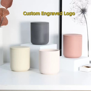 240ml <strong>Candle</strong> Holder <strong>Candle</strong> Jars Empty Ceramic Scented <strong>Candle</strong> Container Aromatherapy For DIY Making - Product Image 1