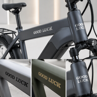 Sepeda Listrik Ban Lebar 7-Kecepatan Rangka Aluminium Alloy M1 Pro Kustom Pabrik dengan Baterai Terintegrasi Lithium 48V Sentral