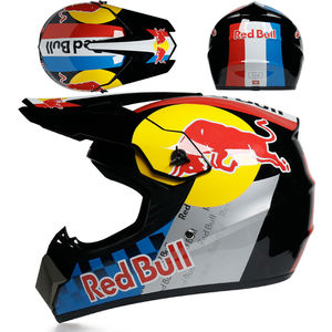 Casques de motocross d'été personnalisés Style rétro ABS corps tête protecteur avec flux froid et visière boîte d'emballage - Product Image 5