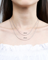 Novedades: Cadena de Serpiente de Plata de Ley 925 Sólida, Hecha a Mano, 0.8-1.5mm, Cadena de Hueso para Collar, Joyería Marca SR, Modelo SRD069
