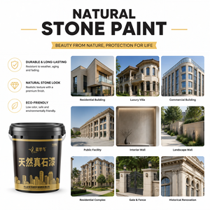 Pintura con Efecto Piedra Real Nature Match con Mezcla de Tonos <span class=keywords><strong>para</strong></span> <span class=keywords><strong>Paisajes</strong></span>, <span class=keywords><strong>para</strong></span> Centros de Visitantes de Parques Nacionales - Product Image 3