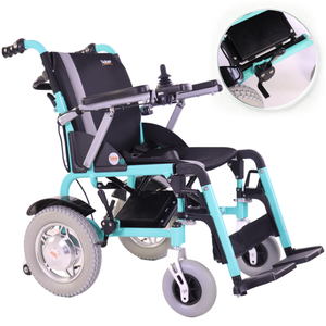 รถเข็นไฟฟ้าพับได้ TAKAN DYW-459-46A6 ขนาด 12 นิ้ว ล้อหลังถอดออกได้ แบตเตอรี่ลิเธียม ที่วางแขนพับได้ เหมาะสำหรับพื้นที่แคบ - Product Image 1