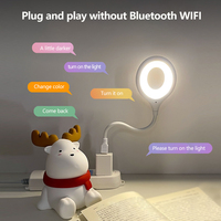 Lampe Led magnétique pour chambre à coucher, chambre à coucher, petite Table, veilleuse