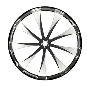 Aluminium Legering Dubbele Schijfrem Zwarte Motorfiets Voorwiel Velg 17Inch Motorfiets Wielen