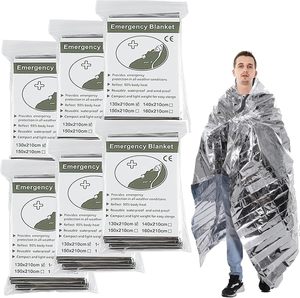 Esterna di sopravvivenza di Primo soccorso Mantenere Il Riscaldamento Termico Mylar Coperta Di Emergenza - Product Image 1