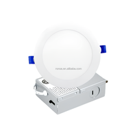 Plafonnier encastré rond RONSE Commercial AC120V 7W 9W 12W 15W 18W UGR19 dimmable avec boîte de jonction pour magasin de détail