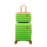 Valise à roulettes personnalisée de haute qualité portable boîte de voyage légère ensemble de valises à bagages en ABS PC