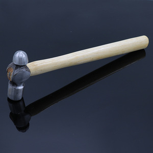 <span class=keywords><strong>Martillo</strong></span> de Acero al Carbono con Mango de Madera para Uso Doméstico, Modelo 2260, Cara Redonda, Longitud de 320/370 mm, para Trabajos en Obras de Construcción - Product Image 4