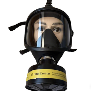 Máscara de escape de incendios con certificación CE, respirador facial completo antivaho, máscara de rescate de emergencia de TPE, filtro desechable para vapores orgánicos - Product Image 4