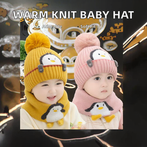 Conjunto <span class=keywords><strong>de</strong></span> Gorro <span class=keywords><strong>de</strong></span> Punto <span class=keywords><strong>para</strong></span> Bebé con Diseño <span class=keywords><strong>de</strong></span> Pingüino <span class=keywords><strong>de</strong></span> Dibujos Animados HY, Bufanda y Manoplas Cálidas <span class=keywords><strong>de</strong></span> Invierno, Gorro <span class=keywords><strong>de</strong></span> <span class=keywords><strong>Lana</strong></span> <span class=keywords><strong>para</strong></span> Bebés y Niños Pequeños, Calentador <span class=keywords><strong>de</strong></span> <span class=keywords><strong>Cuello</strong></span>, Regalo - Product Image 2