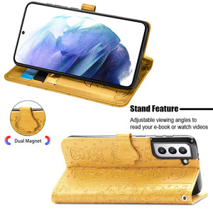 Étui de téléphone en cuir PU pour chat et chien mignon pour Samsung <span class=keywords><strong>Galaxy</strong></span> S24 Ultra S23 <span class=keywords><strong>Plus</strong></span> S22 S21 FE S20 S10 Lite S10e S8 <span class=keywords><strong>S9</strong></span> <span class=keywords><strong>Plus</strong></span> Note 10 Note 20 - Product Image 3