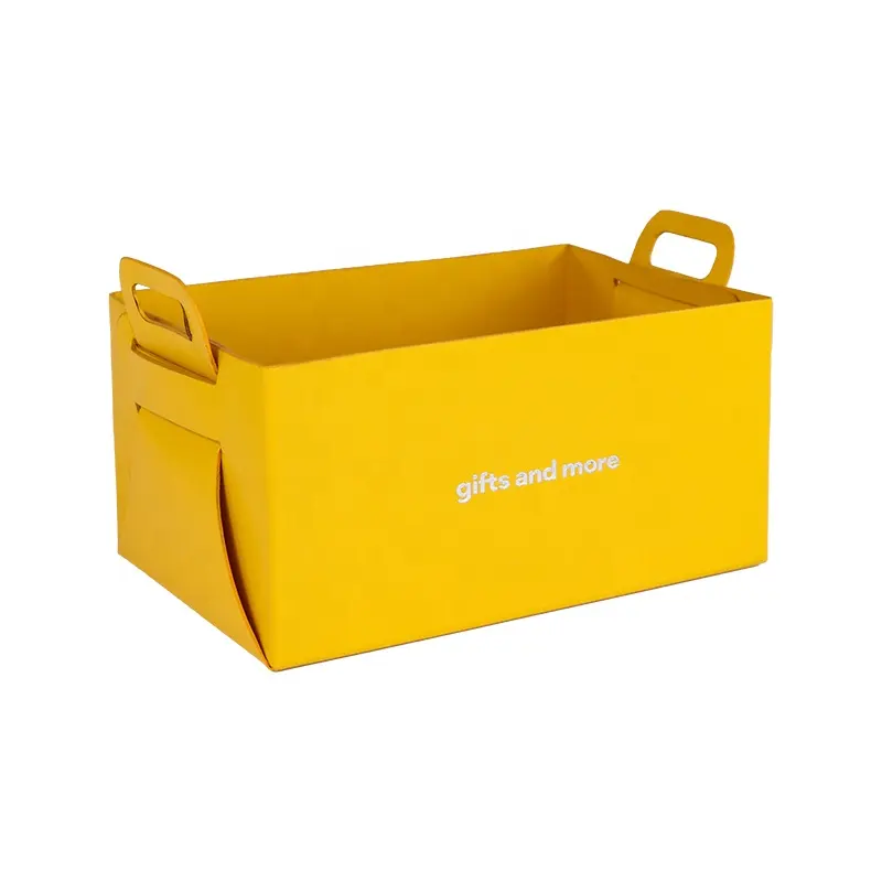 ISO BSCI LVMH certificate factory supply can be customized logo laundry gift hamper portable hamper box foldable hamper basket