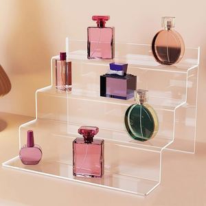 Support d'exposition de cosmétiques de luxe, présentoir à parfums pour les magasins de produits de beauté avec étagères en acrylique - Product Image 6