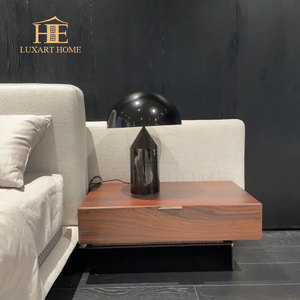 Set Camera da Letto Moderno di Lusso Stile Americano California King con Contenitore, Letto in Vera Pelle, Struttura in Legno di Betulla, Colore Personalizzabile - Product Image 4