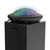 Ventilateurs de refroidissement supérieurs de style UFO RGB PG-XBX017 pour console Xbox Series X, contrôleur de température, refroidisseur, autres accessoires de jeu