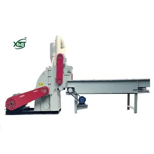 Forestry twigs and branches bark crusher bamboo bark trimmings poplar pine sawdust machine
