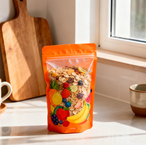 Bolsas Reutilizables Personalizadas <span class=keywords><strong>para</strong></span> Almacenamiento de Alimentos, Bolsas Sellables <span class=keywords><strong>para</strong></span> Empacar, Bolsa de Película de Poliéster con Reverso de Papel de Aluminio, Bolsa Vertical - Product Image 3