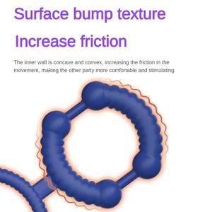 Pene de silicona Semen Lock Ring Bondage Ampliación Erección Camilla Juguete sexual, Eyaculación masculina Delay Cock Ring Glans Estimular - Product Image 4