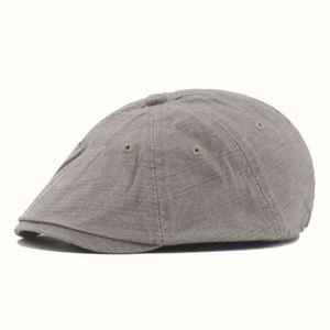 Gorra Newsboy Lisa de Color Sólido, Estilo Casual Deportivo, Ajustable, Unisex, Venta al Por Mayor - Product Image 6