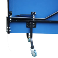 Table de tennis de table mobile d'intérieur avec pieds pliables
