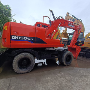 รถขุดล้อยาง Doosan150W-7 มือสอง ระบบไฮดรอลิก 15 ตัน ของแท้ ผลิตดั้งเดิม รถขุด Doosan มือสอง - Product Image 1