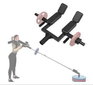Barra de ombro para agachamento de segurança 2 polegadas, acessório Landmine Gym para musculação e exercícios físicos