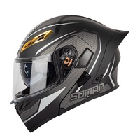 Casques de moto modulaires rabattables pour homme et femme, homologués DOT, casques intégraux rabattables, casque de moto, casque pour moto