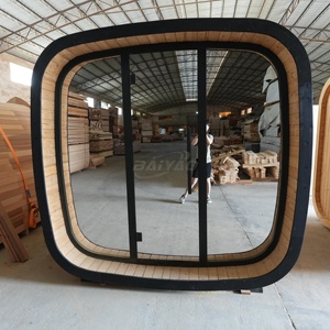 Vente en gros de <span class=keywords><strong>hammam</strong></span> <span class=keywords><strong>extérieur</strong></span> Foshan au <span class=keywords><strong>prix</strong></span> d'usine Sauna traditionnel à vapeur sèche cube personnalisé pour 2 à 4 personnes Cabine de sauna avec poêle - Product Image 1