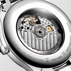 Montre mécanique automatique classique à chiffres romains avec bracelet en acier inoxydable pour homme Longinesing - Product Image 4