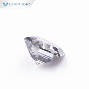 Tianyu Moissanite personalizado de fábrica al por mayor Moissanite gris suelto para joyería - Product Image 4