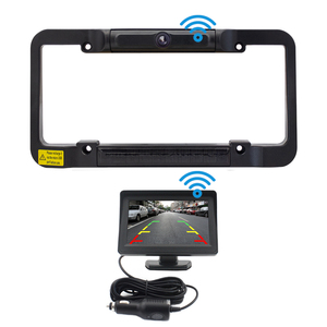 IPoster 4.3 "Monitor di visione posteriore di energia solare Wireless telecamera <span class=keywords><strong>targa</strong></span> - Product Image 1