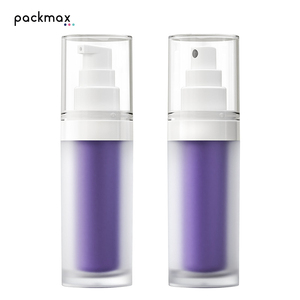 30ml Acrylic Travel <b>Pump</b> <b>Bottle</b> with Purple Inner – Refillable Spray & Foundation <b>Dispenser</b> - Product Image 4