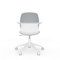 Chaise de bureau ergonomique moderne du fabricant - Chaise de travail pivotante réglable avec dossier en maille, mobilier pour la maison, le bureau et les salles de conférence