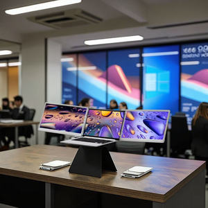 New 15.6 Inch Portable Dual Secondary <b>Touch</b> Laptop <b>Monitor</b> 1920x1080 60Hz Extended Foldable USB Interface Driverless Business - Product Image 4